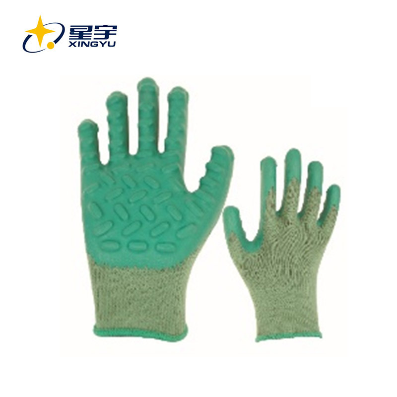 ANTI-VIBRATION 10 GAUGE COTTON SHELL WITH LATEX COATED 